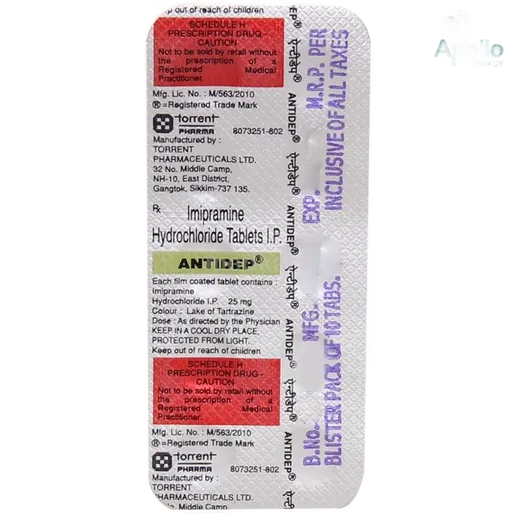 antidep 25mg tablet 10's